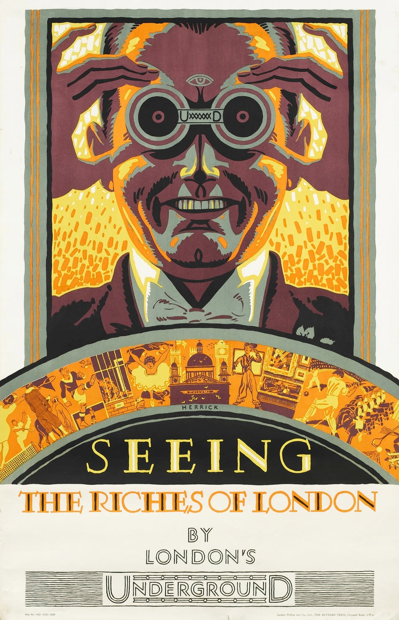 Illustration for article titled 1920s London Underground Posters Remind Us That Trains Are Wonderful